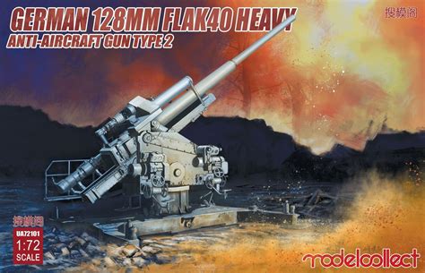 German 128mm Flak40 Heavy Anti Aircraft Gun Type 2 Model Collect Ua72101