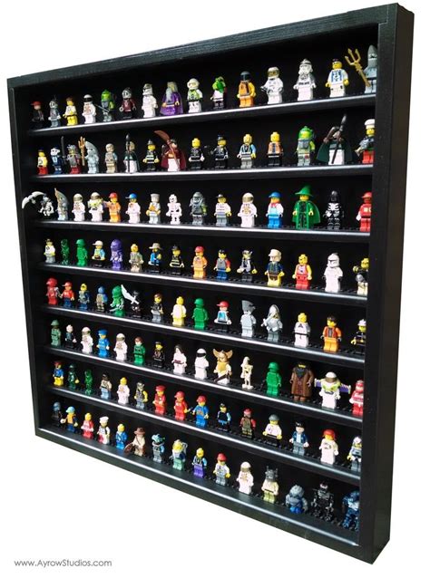 Handcrafted Hardwood Lego Display Case For Minifigures