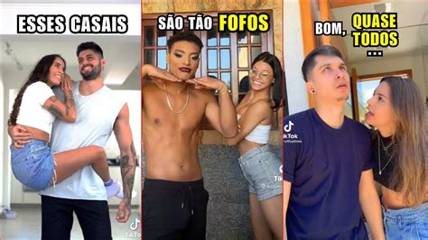 Os CASAIS MAIS ENGRAÇADOS do TikTok 17 TikTokers sendo fofos QUASE