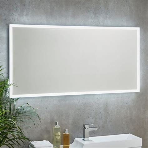 Harbour Glow Led Mirror With Demister Pad And Shaver Socket 1200 X 600mm Drench Bathroom