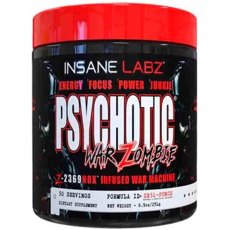 Insane Labz Psychotic War Zombie 30 Serv Suplementos Capital Tienda