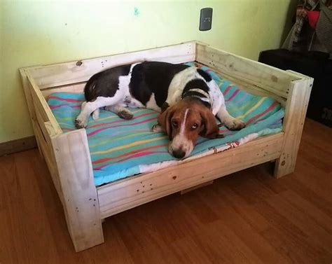 Pallets Wooden Dog Bed Diy Hondenmand Honden