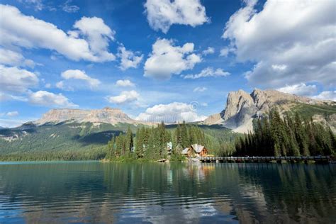 Beautiful Emerald Lake Yoho National Park British Columbia Canada