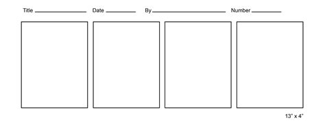 Free Comic Strip Template For Kids