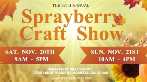 Shop 200 Booths At The Sprayberry Craft Show This Weekend Atlanta On The Cheap