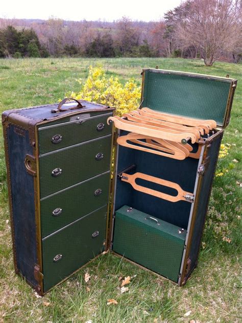 Antique Mendel Steamer Wardrobe Trunk C 1920s