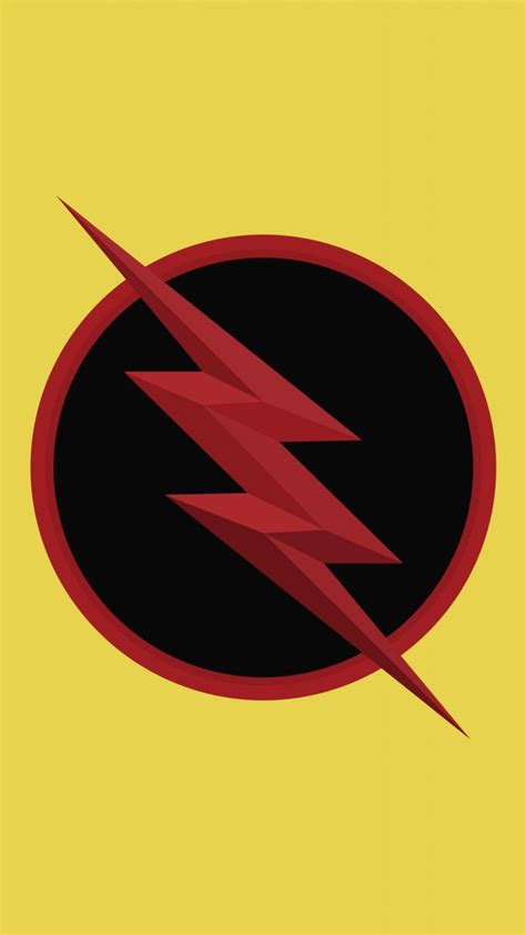 Reverse Flash Logo Dc Comics Minimal 720x1280 Wallpaper Reverse