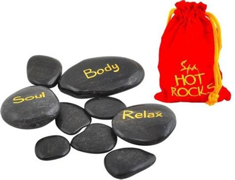 Hot Stone Massage Set Basalt Hotstone Hete Massage Chakra