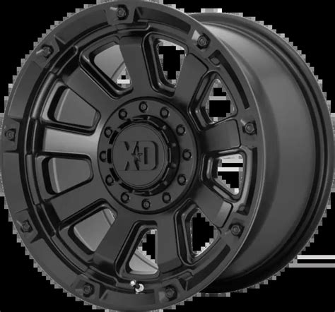 20 Inch Satin Black Wheels Rims Dodge Ram 2500 3500 8x65 Lug Xd