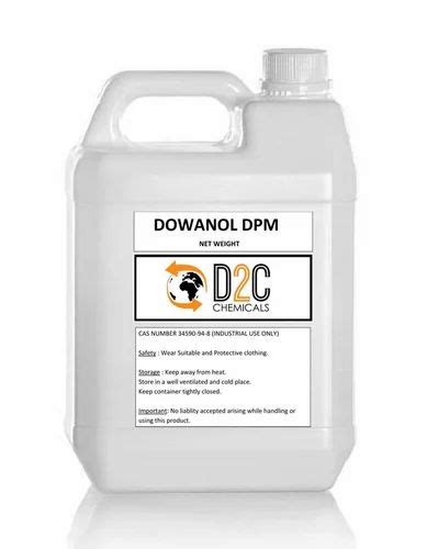 Dipropylene Glycol Monomethyl Ether DPM For Industrial Packaging Size