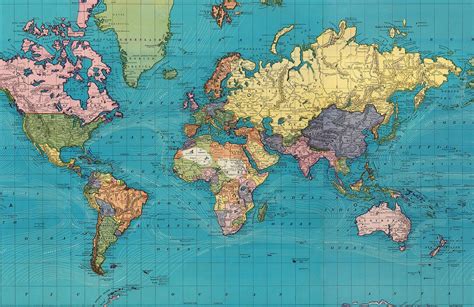 Colorful World Map Wallpapers Top Free Colorful World Map Backgrounds