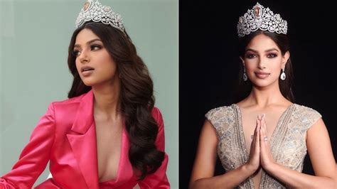 Miss Universe 2021 Harnaaz Kaur Sandhu Grabs Attention As She Goes Braless In Her Latest Photoshoot