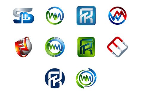 Modern And Elegant Business Logos Set