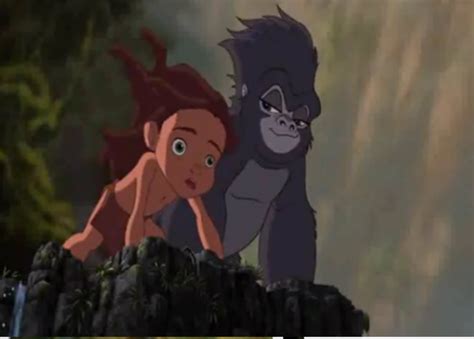 Terk is a major character in disney's 1999 animated feature film, tarzan. Characterization of Tarzan timeline | Timetoast timelines