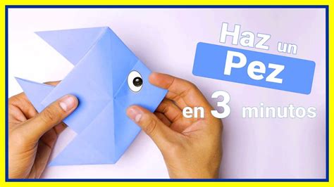 🐟 Cómo Hacer Un Pez De Origami 🐠 Para NiÑos Super FÁcil Youtube