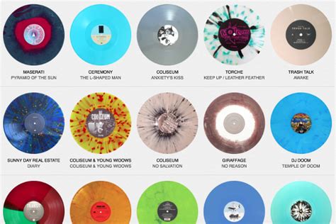 Drool Over An Online Archive Of Coloured Vinyl And Picture Discs