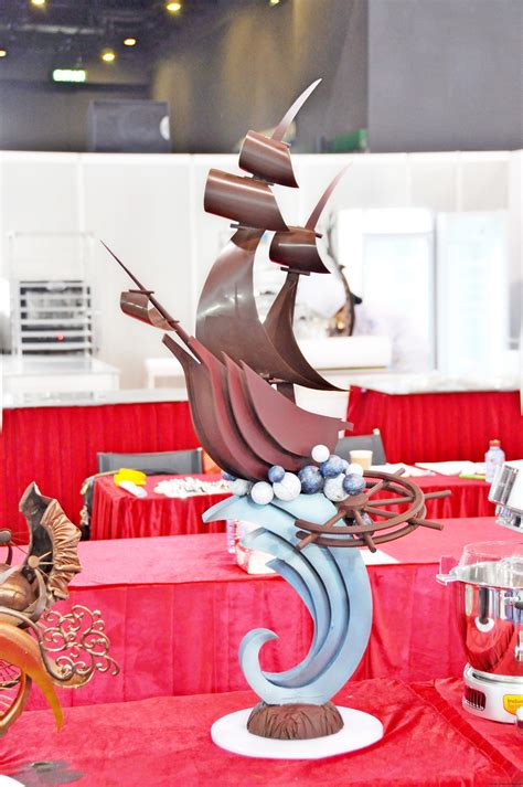 Chocolate Ship Chocolate Showpiece Chocolate Sculptures Chocolate Art