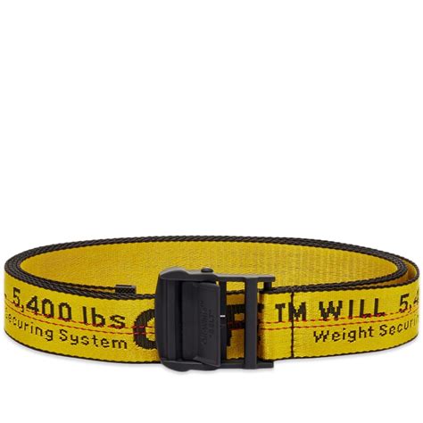 off white classic industrial belt h35 off white