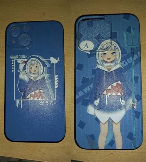 Hololive Gawr Gura Phone Case For Iphone 13 And 13 Pro Vtuber Japanese