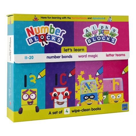 Numberblocks And Alphablocks Lets Learn Numbers And Letters 4 Books