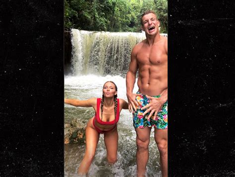 Rob Gronkowski Celebrates Birthday With Bikini Dance From Camille