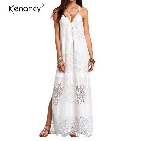 Kenancy 5xl Plus Size Sexy V Neck Sleeveless Hollow Out Lace Patchwork