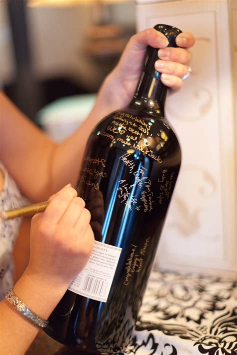 There are certain wedding reminders for guests that will come in handy. In lieu of a guest book, the couple had guests sign a ...