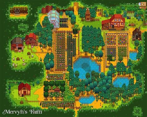 Full view of the farm in spring. Pin on Stardew valley