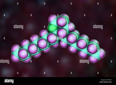 Thromboxane A2 Molecular Model Stock Photo Alamy
