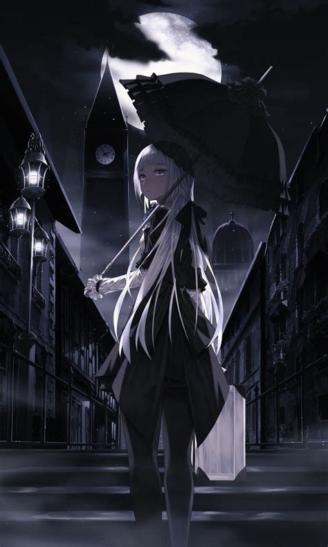 Anime Girl Umbrella Wallpaper Gambarku