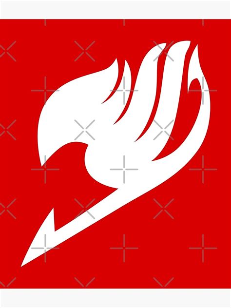 Fairy Tail Symbol Poster By Elizaldesigns Redbubble