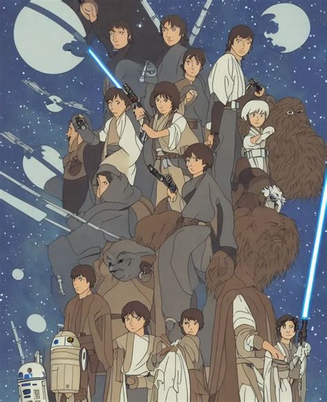 Star Wars By Miyazaki Studio Ghibli Stable Diffusion Openart
