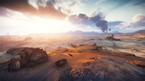 Download Wasteland Desert Battlefield Wallpaper