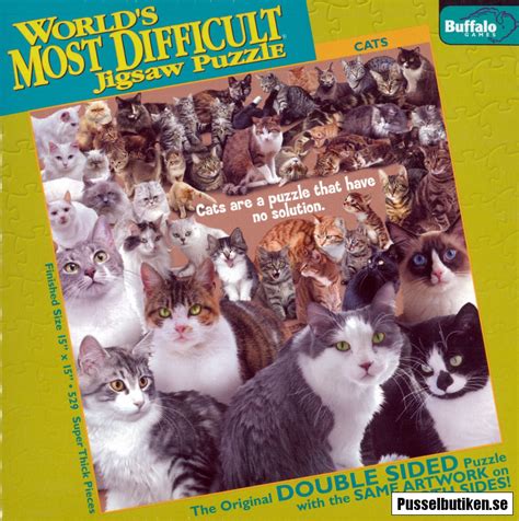 Worlds Most Difficult Jigsaw Puzzle Cats 500