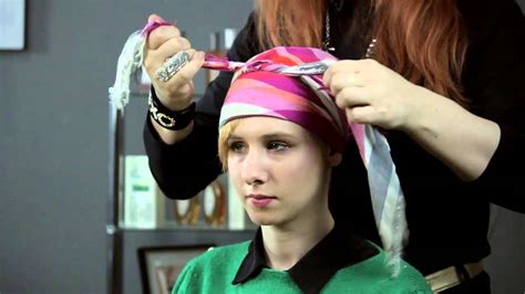 Wrapping Hair In Silk Scarf