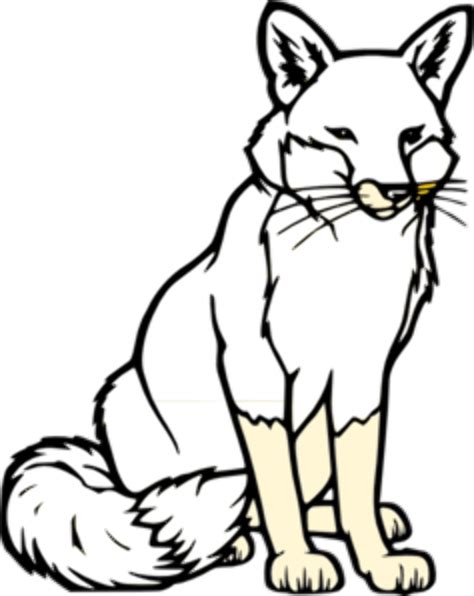 Download High Quality Fox Clipart Black And White Transparent Png