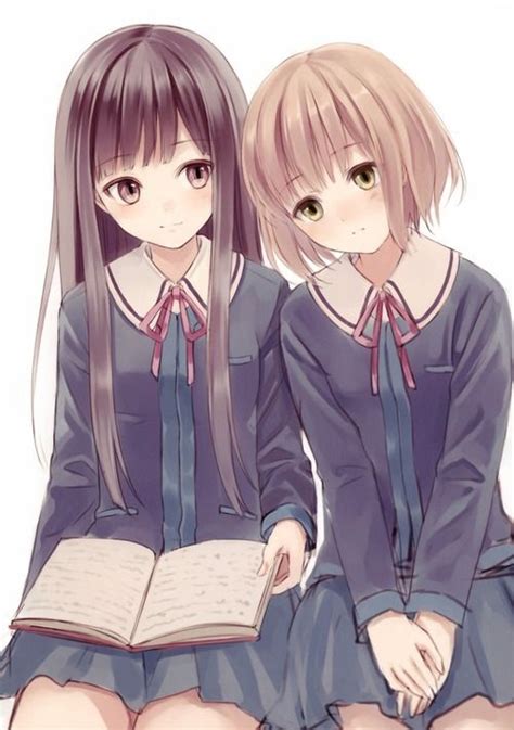 Kawaii Anime Girl Best Friends Anime Wallpaper Hd
