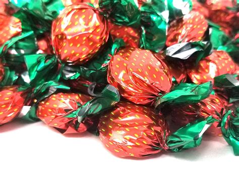 Primrose Strawberry Filled Hard Candy Individually Wrapped 2 Lbs