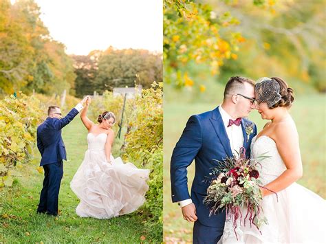 Mike And Alizah Had A Gorgeous Fall Winery Wedding At Priam Vineyard They Had Such Unique