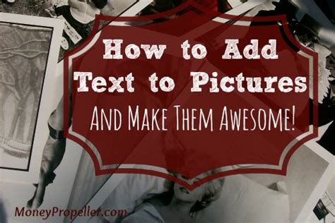 Always send a money order from the us post office, a reputable bank or western union. How to Add Text to Pictures for Free (and make them ...