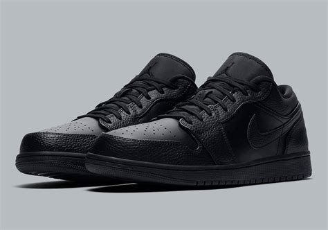 The Air Jordan 1 Low Triple Black Is Returning Soon Black Sneaker