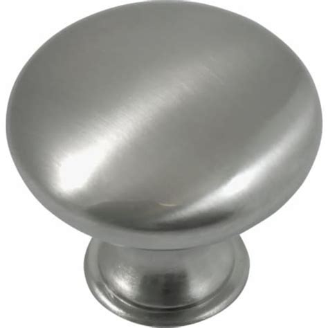 Laurey Ultima 1 38 In Brushed Satin Nickel Hollow Steel Cabinet Knob