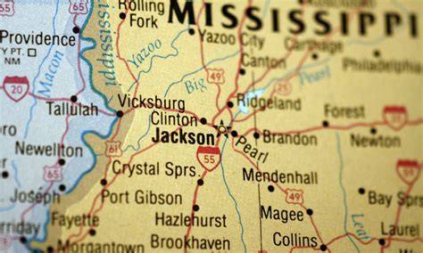 Map Of Jackson Mississippi 6 12