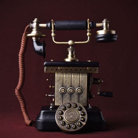 1923 King Classic Metal Retro Antique Phone Vintage Rotary