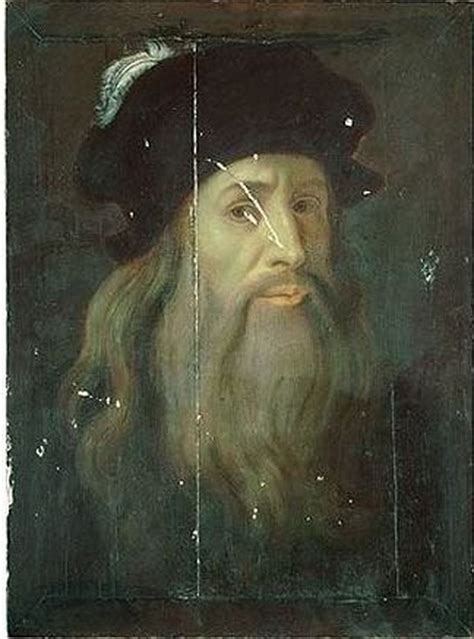 Leonardo Da Vinci Self Portrait Drawing