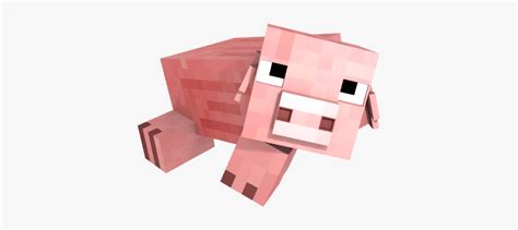 Minecraft Pig Lying Down Minecraft Sticker Pig Free Transparent