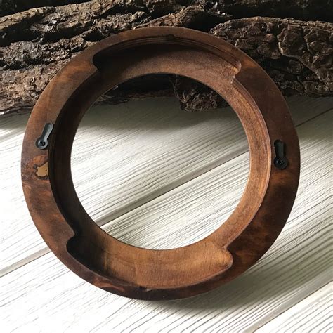 Green Wooden Circle Frame For 5 Inch Hoop Handmade Wood Etsy