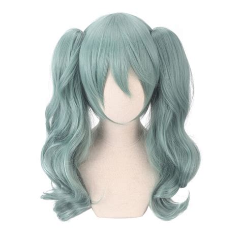2017 Vocaloid Hatsune Miku Cosplay Wig Sand Planet Magical Girl Curly