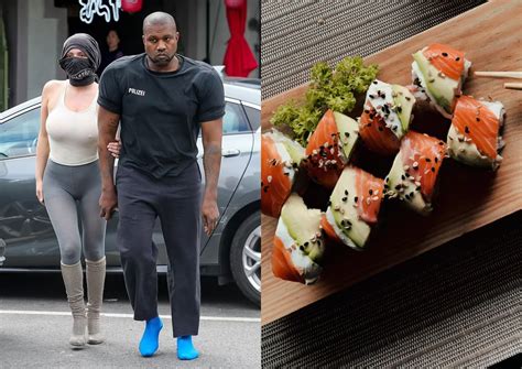 Kanye S Guests Eat Sushi Off Naked Models At His Birthday Shindig