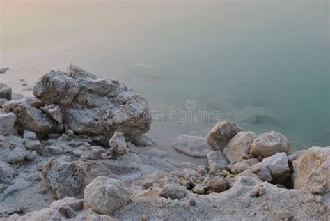Dead Sea Salt Crystal Dead Sea Salt Rich In Minerals Stock Image